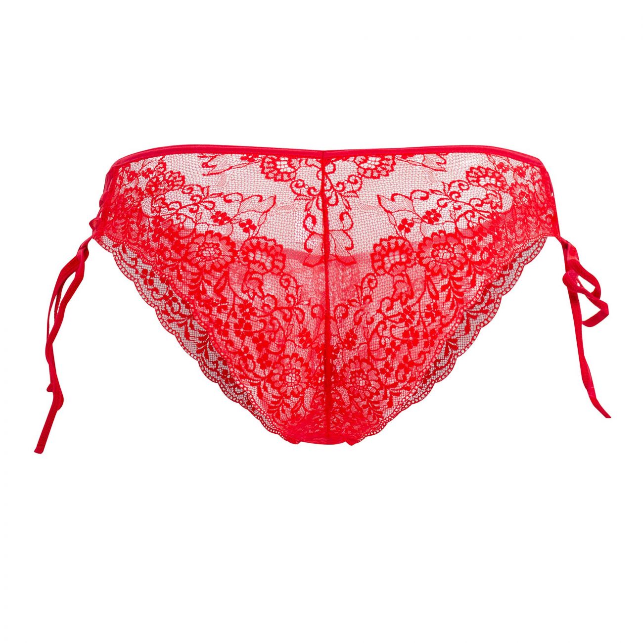 JCSTK - CandyMan 99488 Side Tie Lace Bikini Red