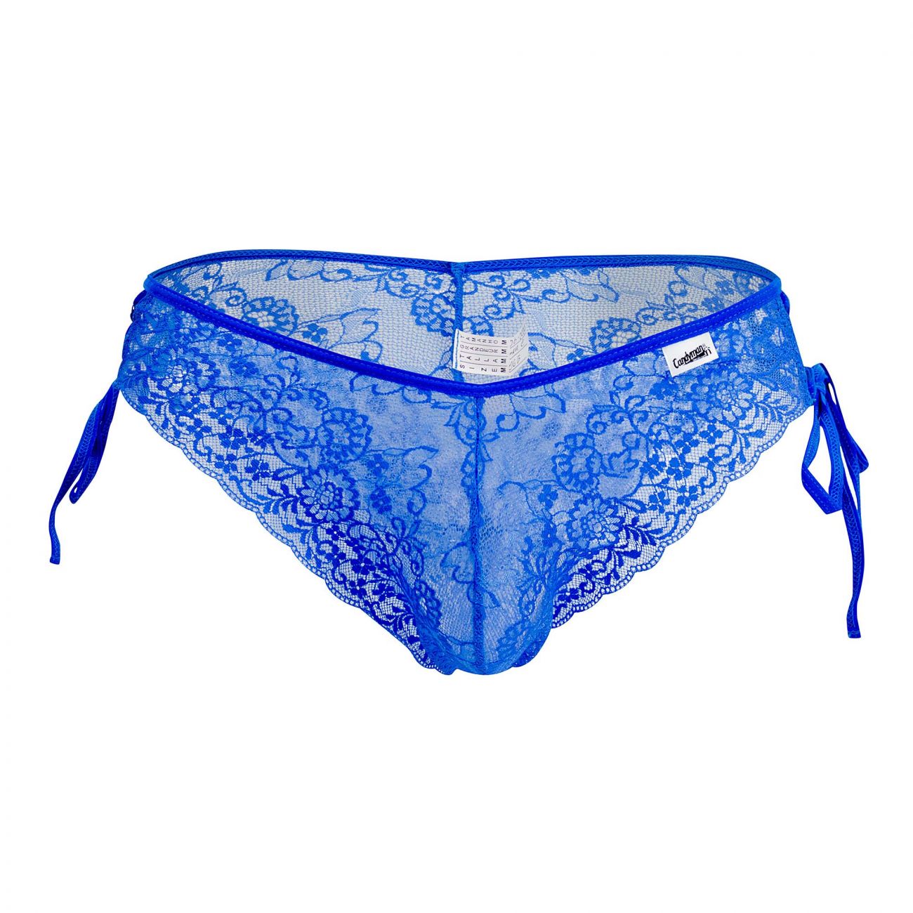 JCSTK - CandyMan 99488 Side Tie Lace Bikini Royal Blue