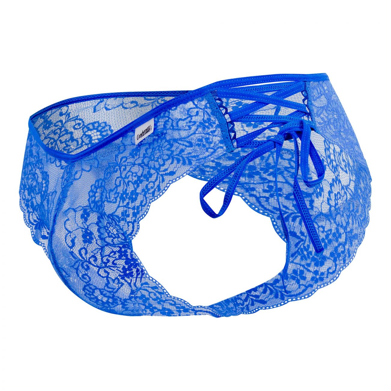 JCSTK - CandyMan 99488 Side Tie Lace Bikini Royal Blue