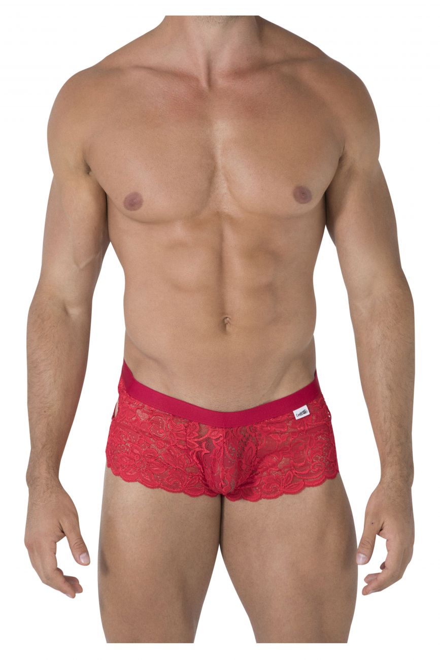 CandyMan 99491 Heart Lace Trunks Red