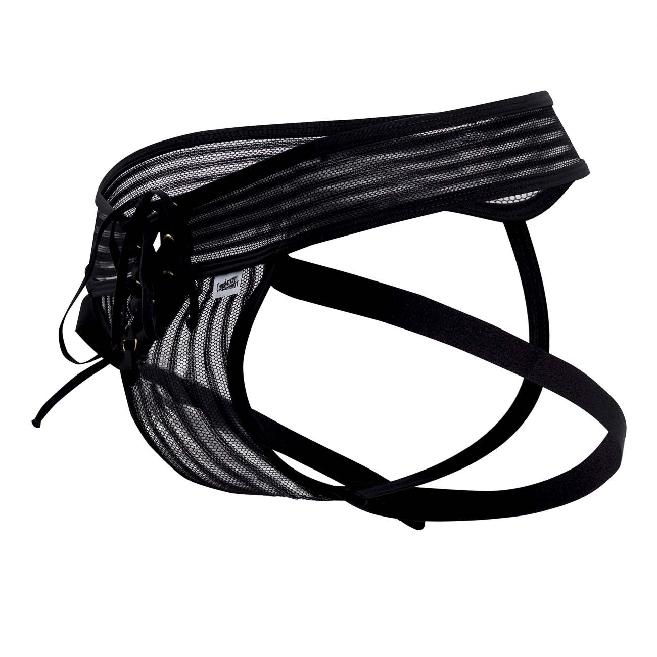 SALE - CandyMan 99493X G-String Jockstrap Black Plus Sizes