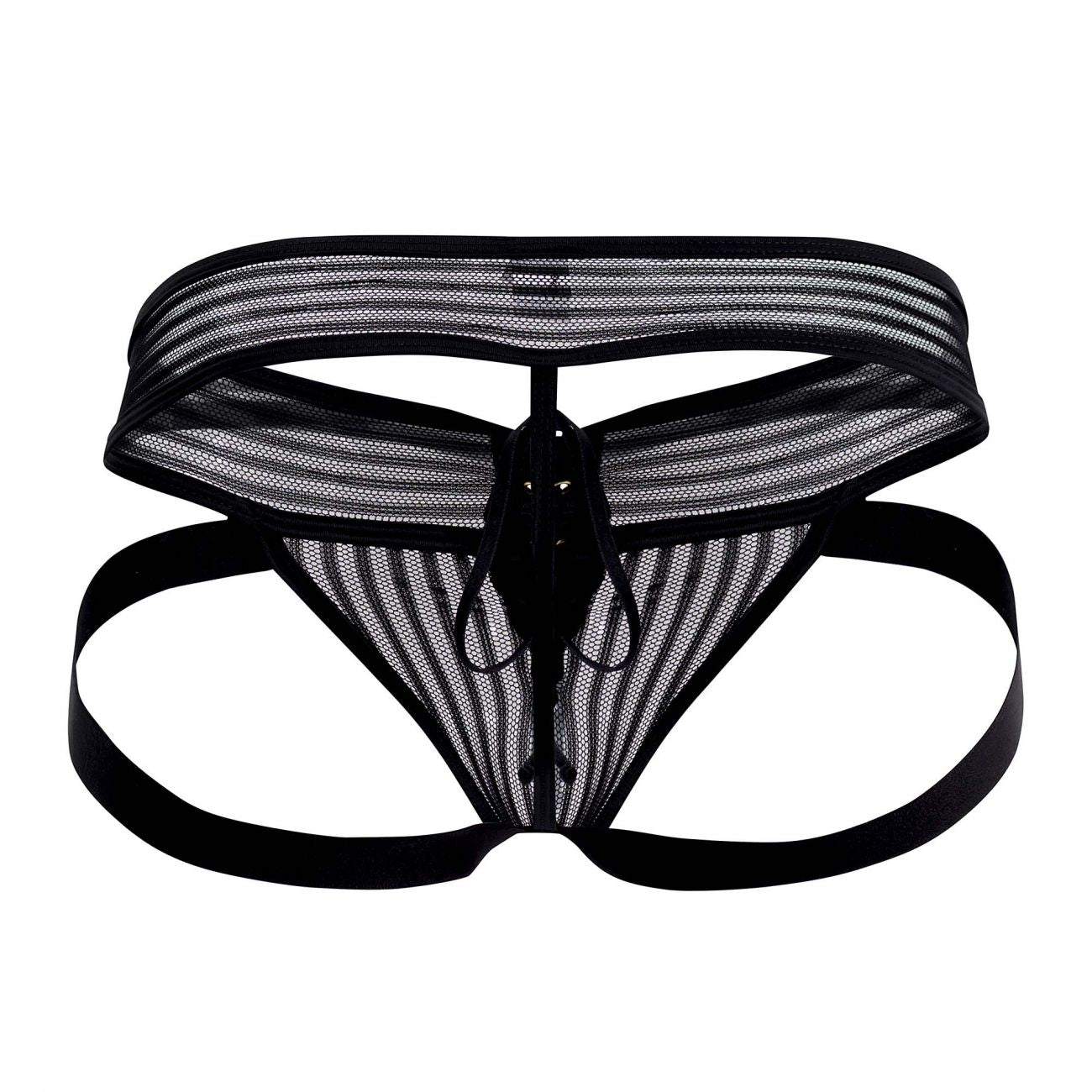 SALE - CandyMan 99493X G-String Jockstrap Black Plus Sizes