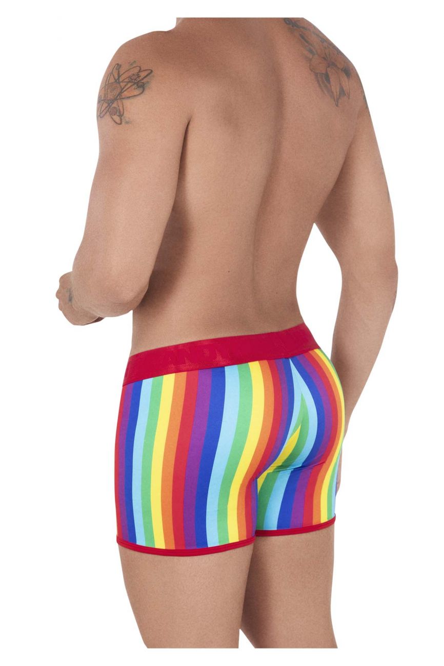 CandyMan 99515 Pride Happy Trunks Rainbow Print