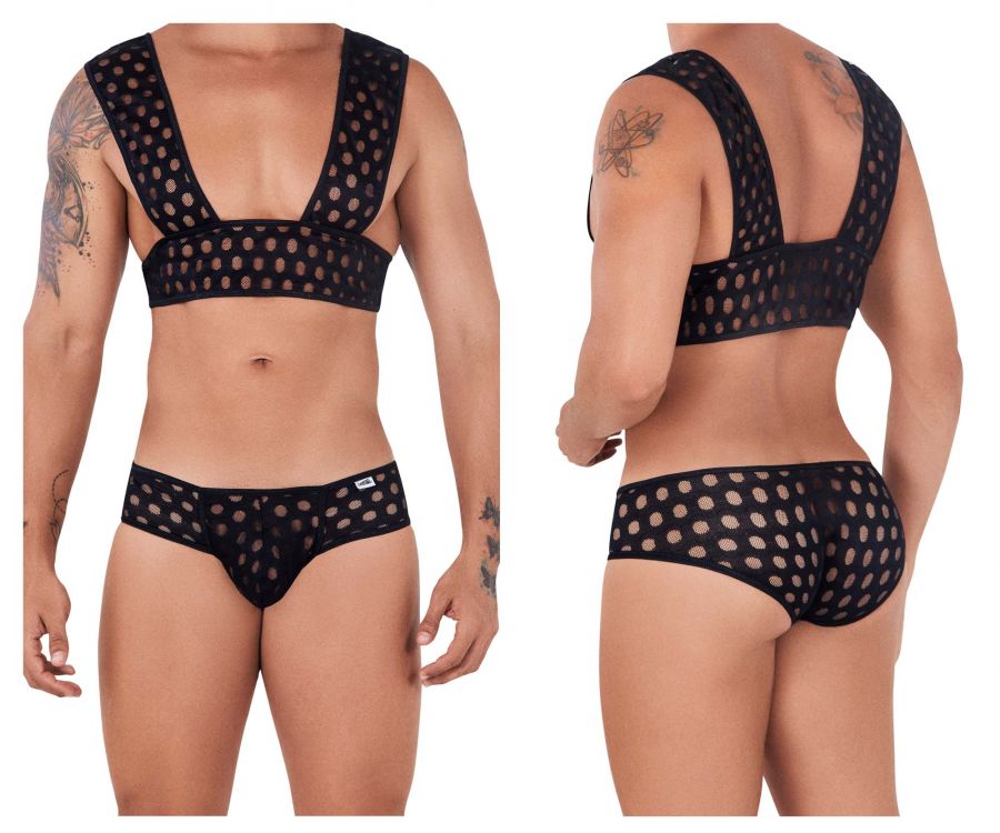 CandyMan 99519 Polka Mesh Set Black