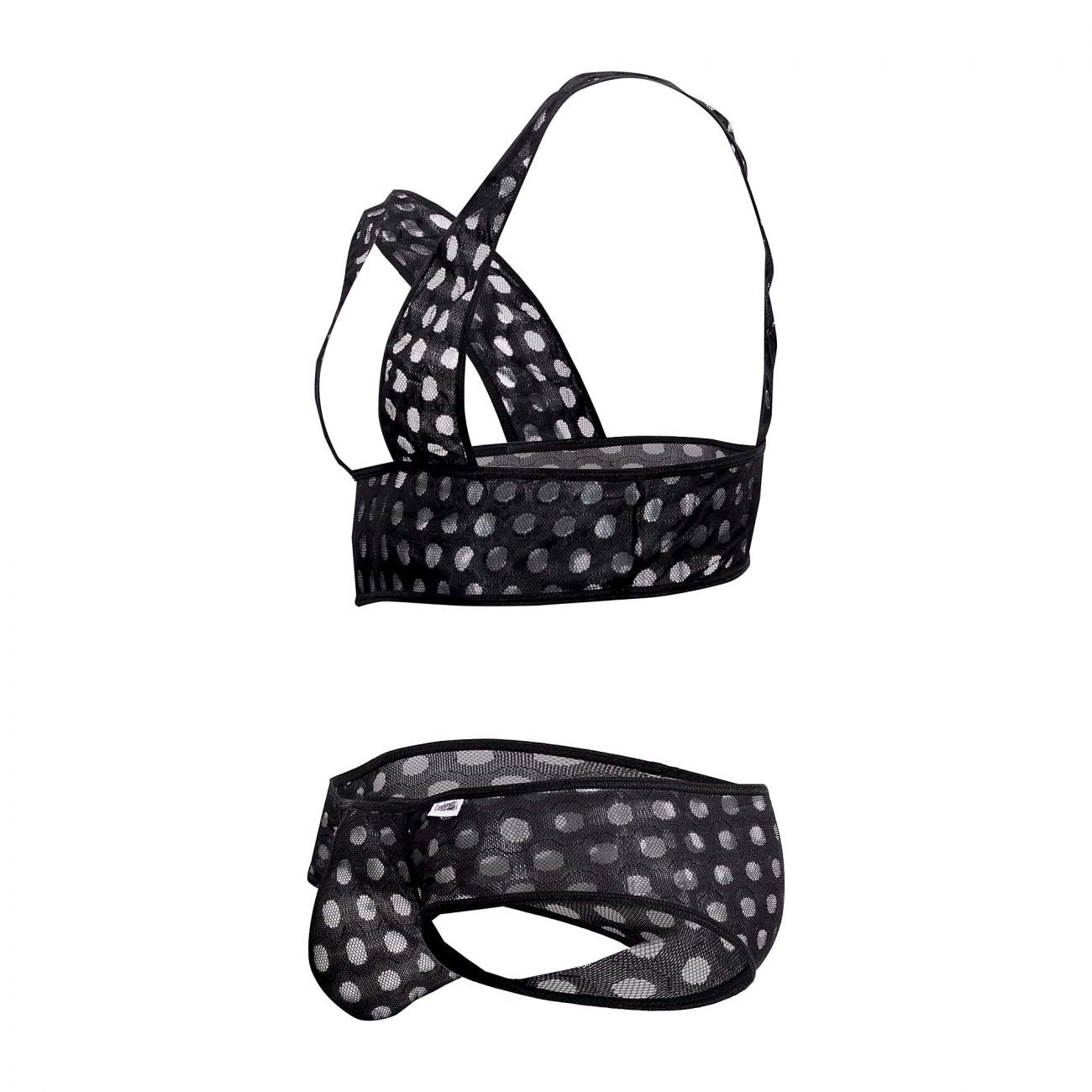 CandyMan 99519 Polka Mesh Set Black