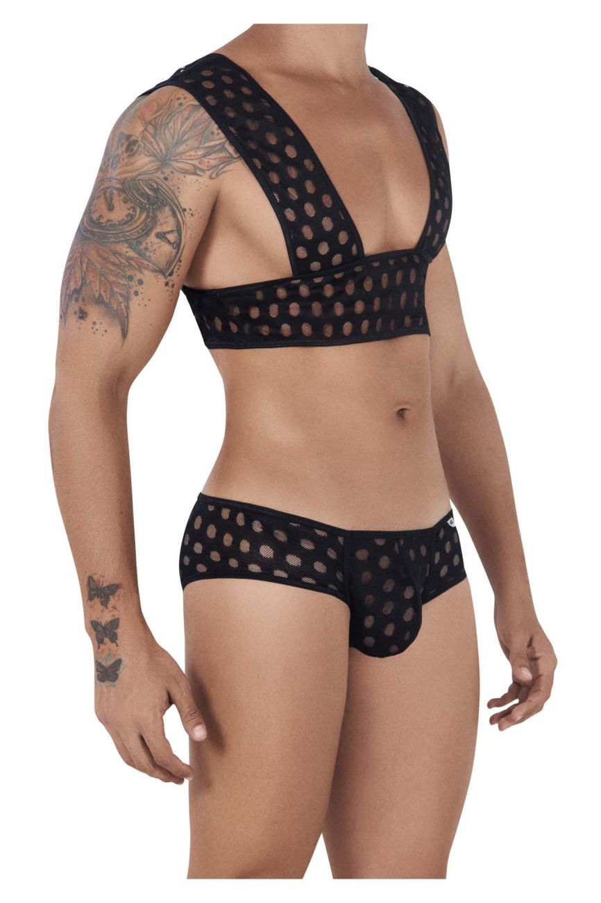 CandyMan 99519 Polka Mesh Set Black