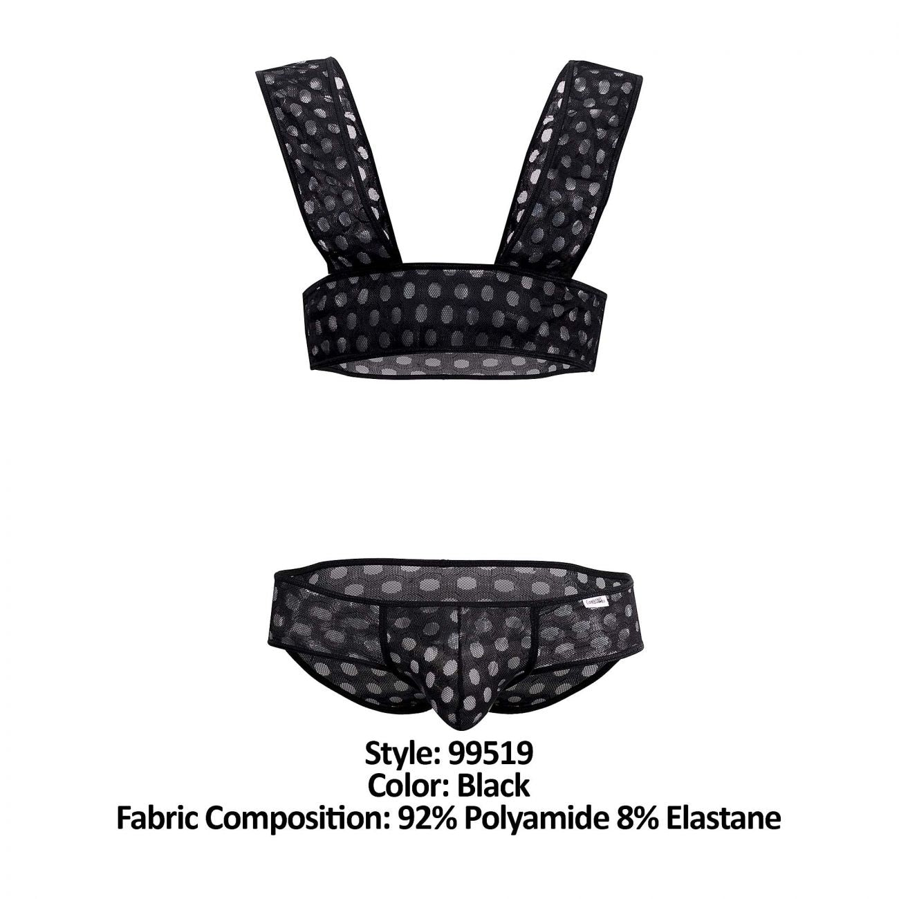 CandyMan 99519 Polka Mesh Set Black