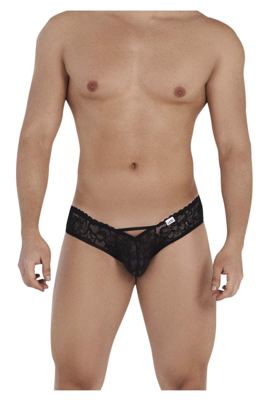 CandyMan 99535 Bow Jockstrap Black