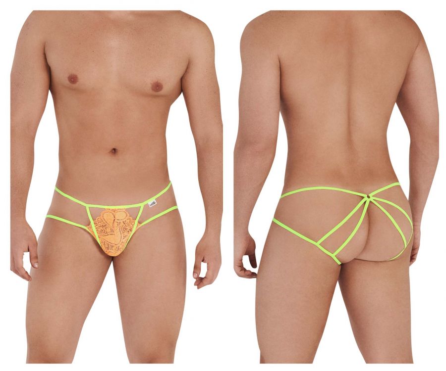 CandyMan 99559 Lace Jockstrap Hot Orange