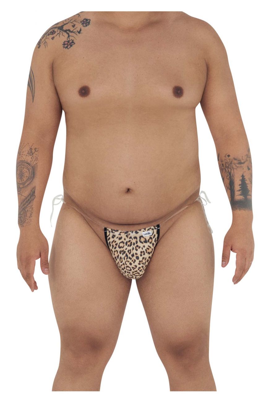 JCSTK - CandyMan 99571X Invisible Strap Micro G-String Animal Print Plus Sizes