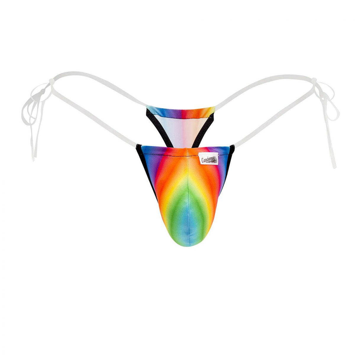 JCSTK - CandyMan 99571 Invisible Strap Micro G-String Rainbow Print