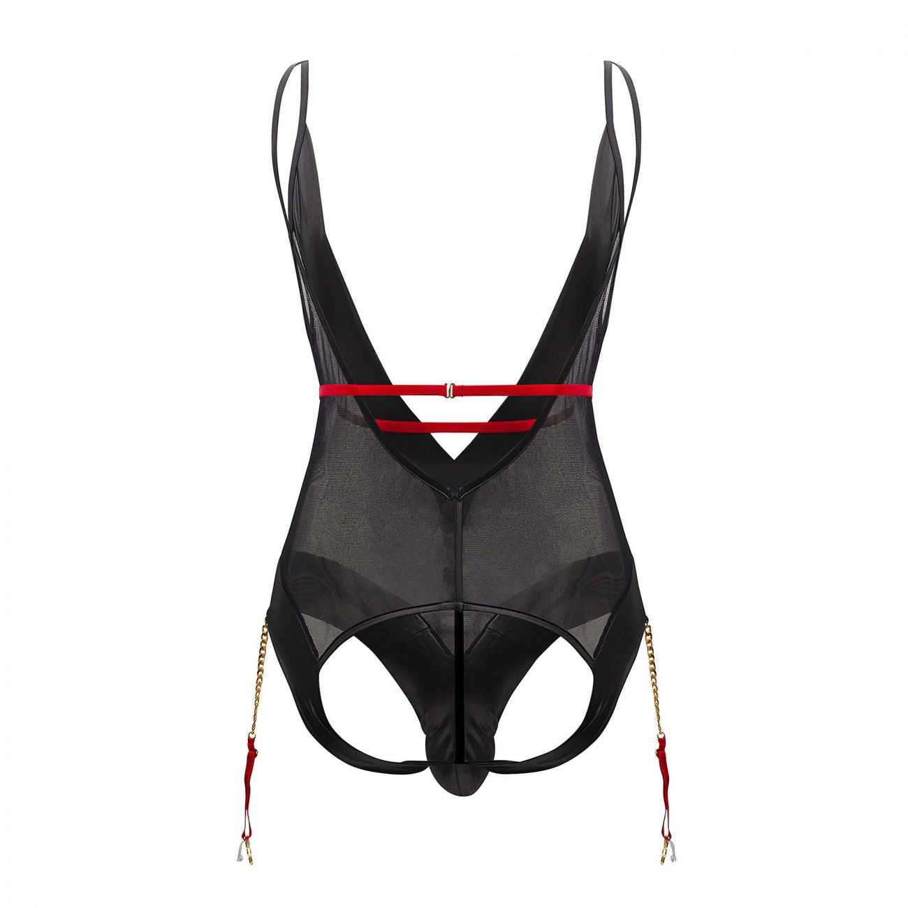 CandyMan 99600 Mesh Bodysuit Black