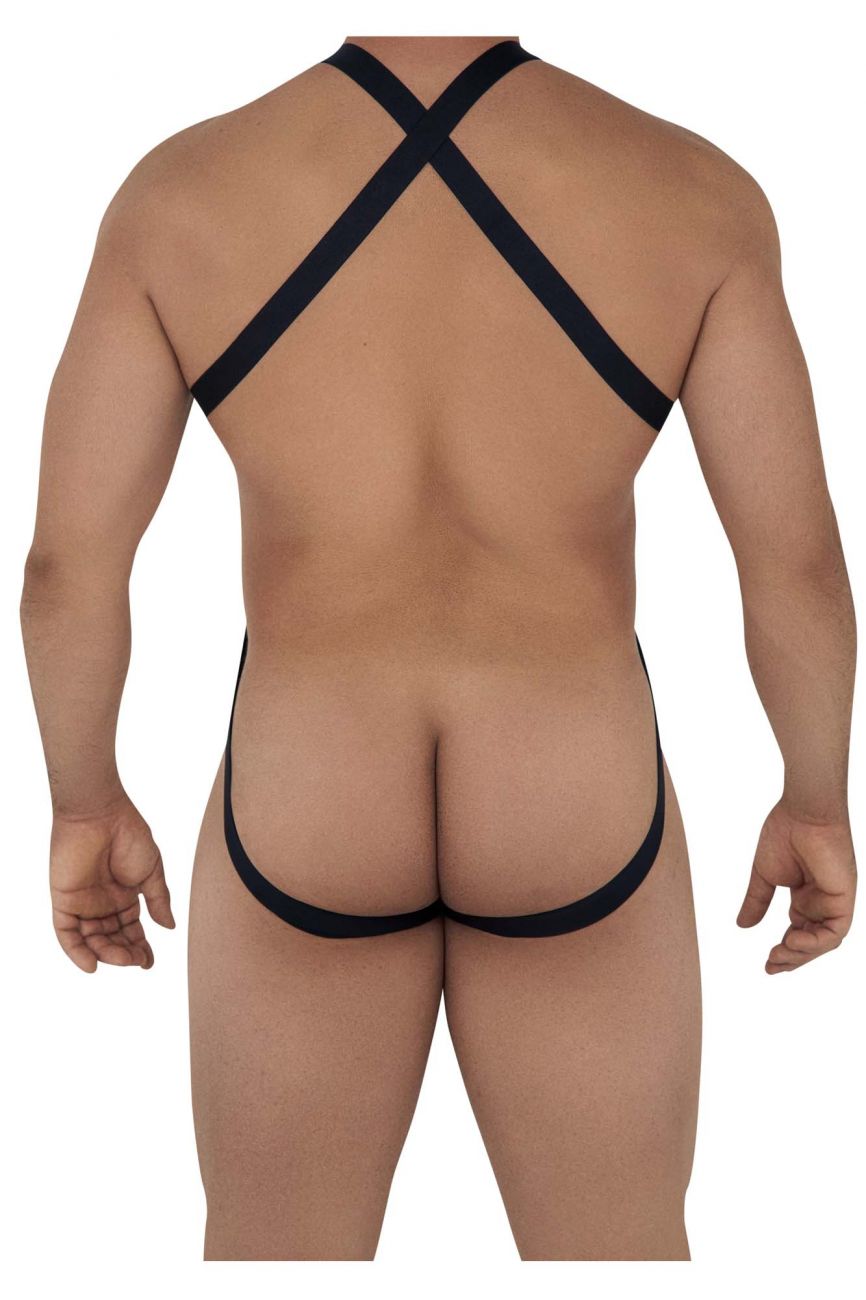 CandyMan 99607 Protuder Bodysuit Black