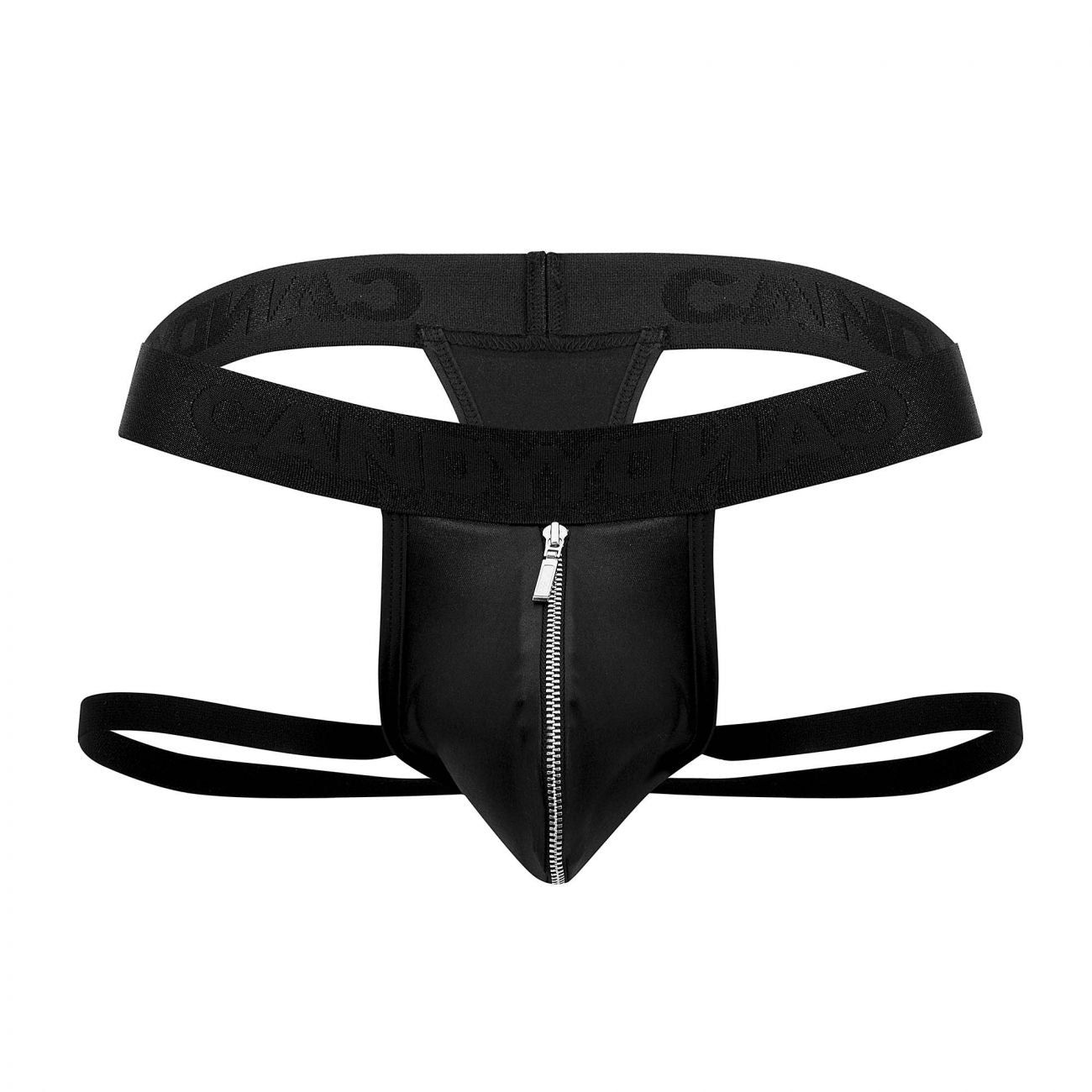 CandyMan 99608 Zipper Jockstrap Black