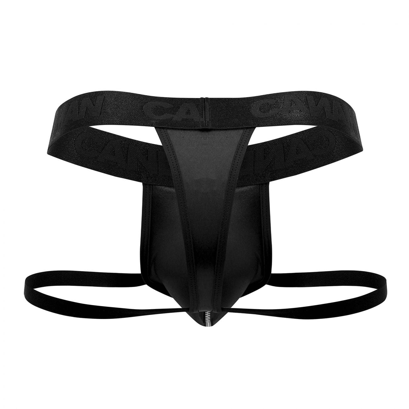 CandyMan 99608 Zipper Jockstrap Black