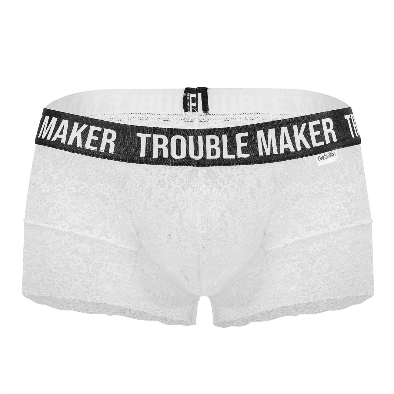 CandyMan 99616 Trouble Maker Lace Trunks White
