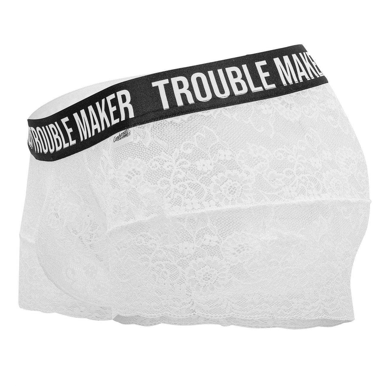 CandyMan 99616 Trouble Maker Lace Trunks White