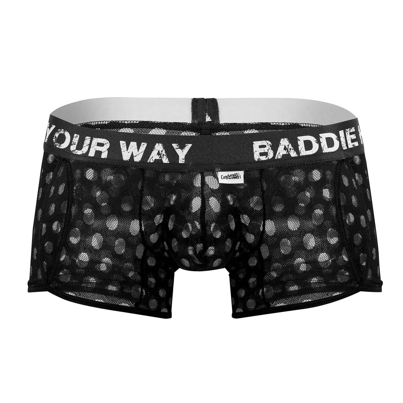 CandyMan 99620 Baddie Heading Your Way Boxer Brief Trunks Black