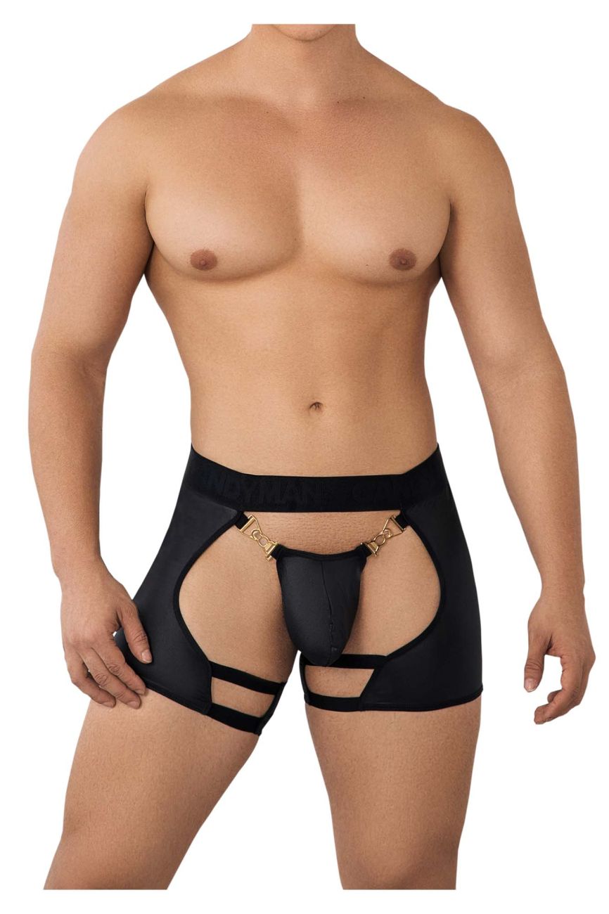 CandyMan 99637 Chaps Thongs Black