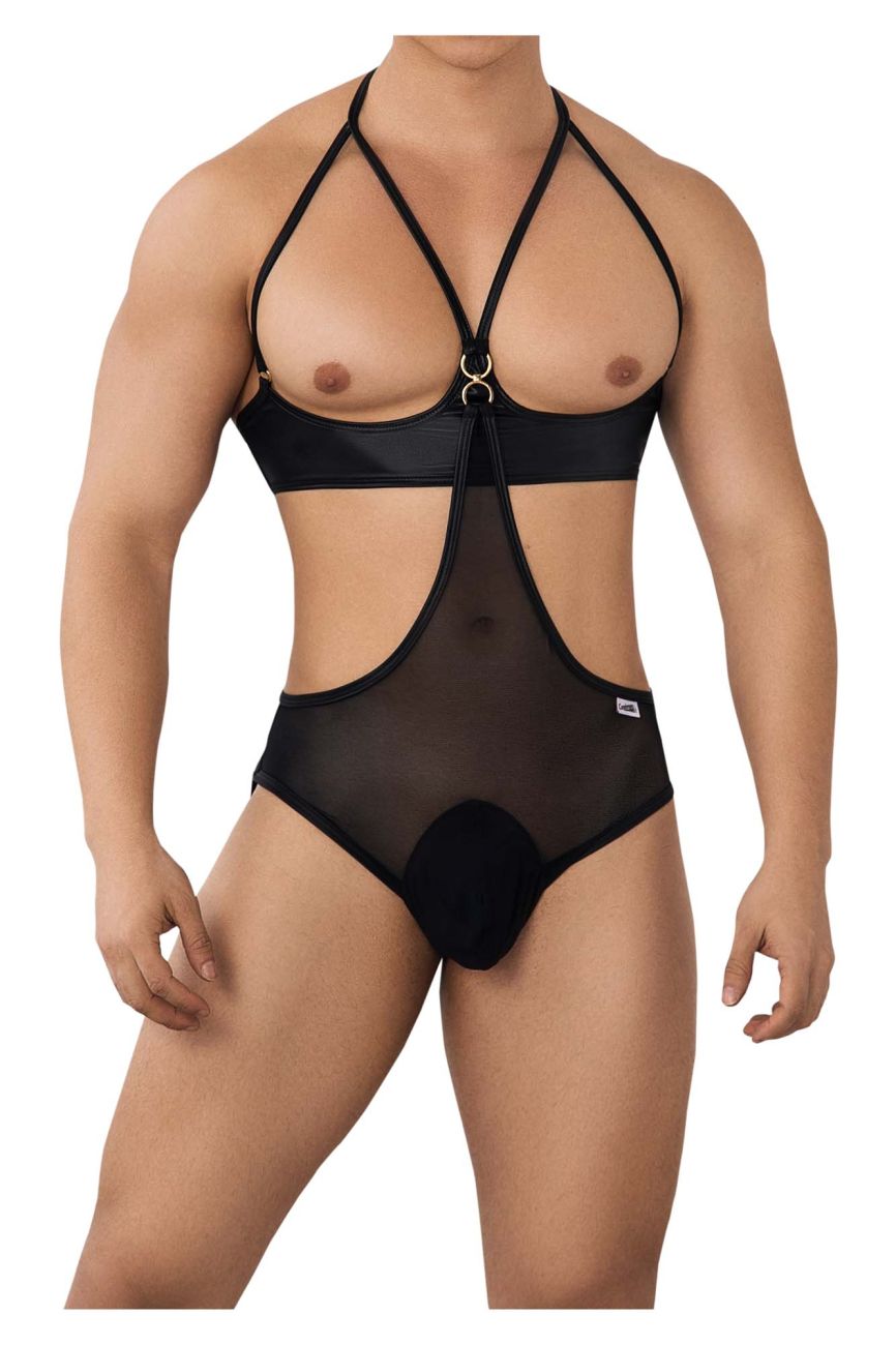 CandyMan 99653 Mesh Bodysuit Black