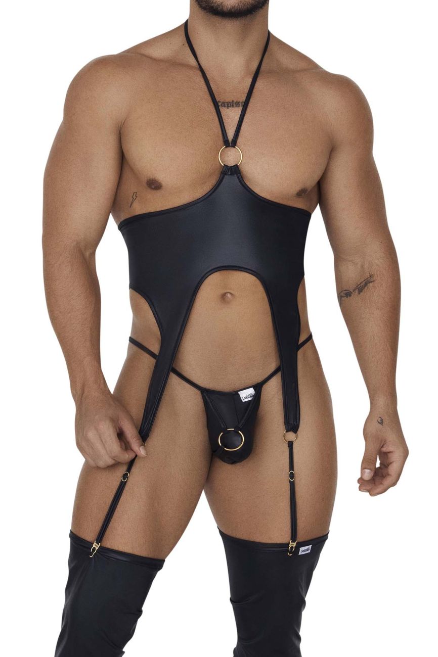 CandyMan 99656 Sexy Harness Jock Black