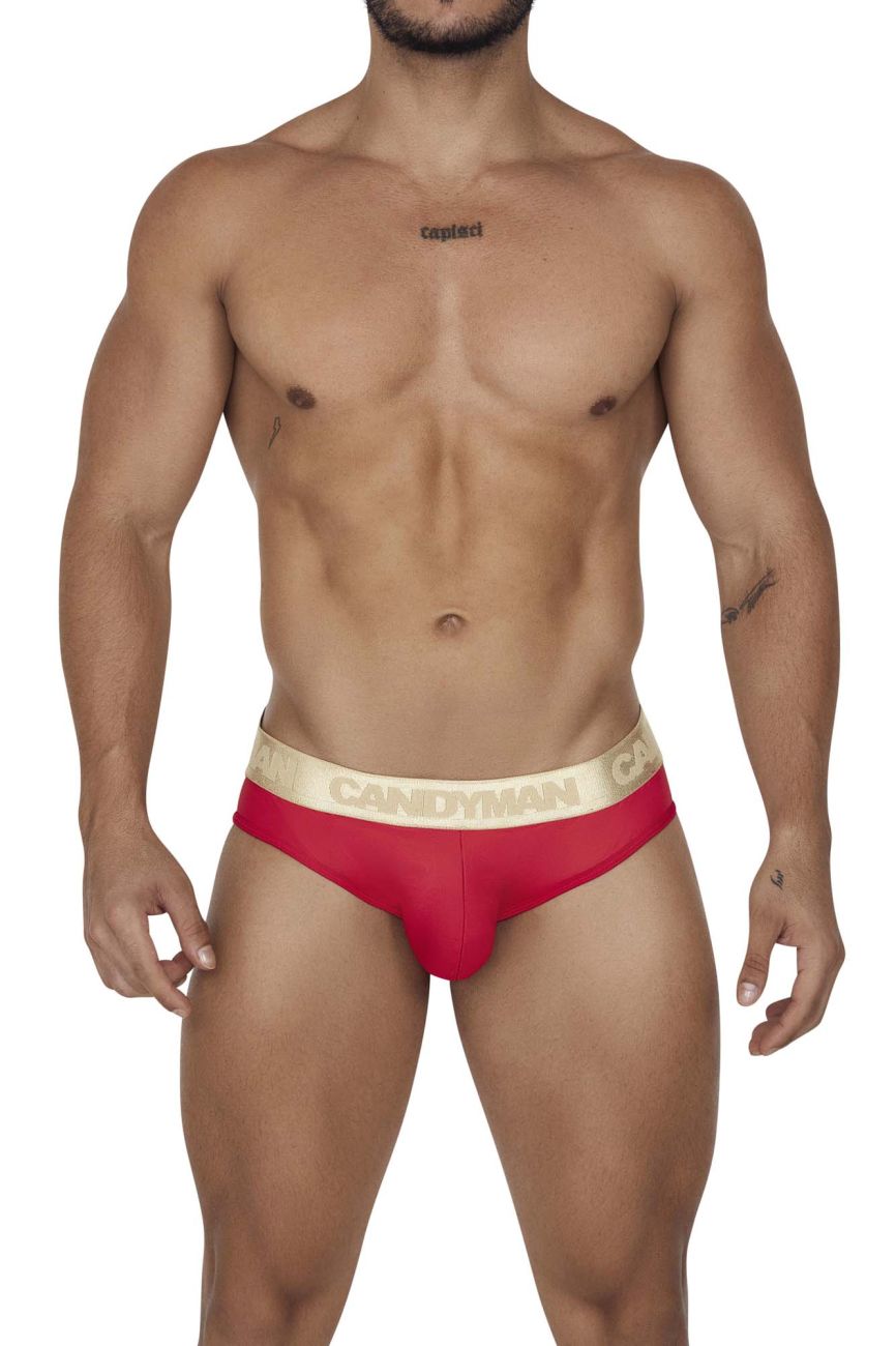 CandyMan 99659 Chain Jock Briefs Red