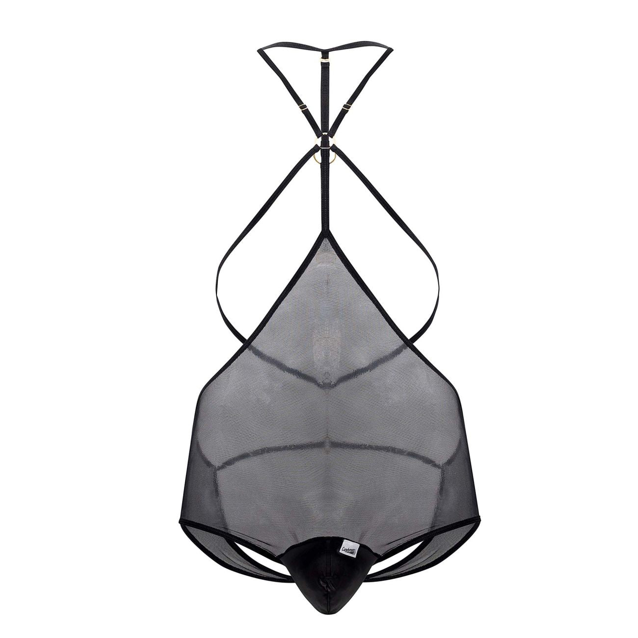 CandyMan 99662 Tulle Bodysuit Black