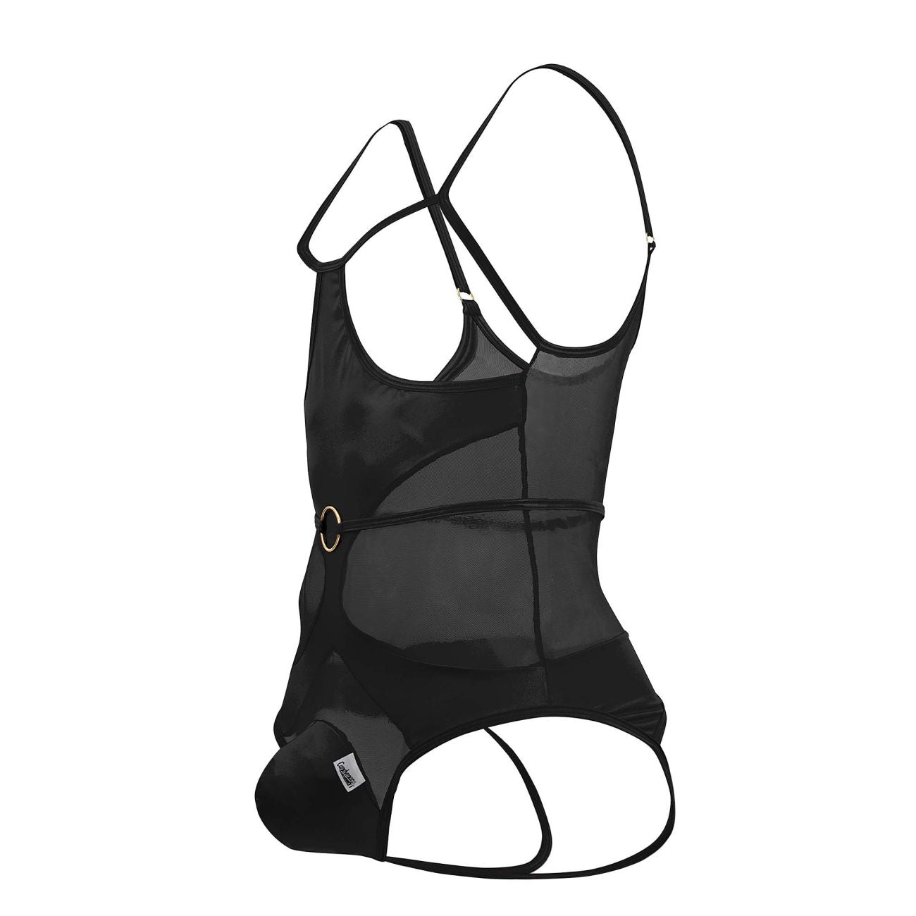 JCSTK - CandyMan 99670 Harness Bodysuit Black