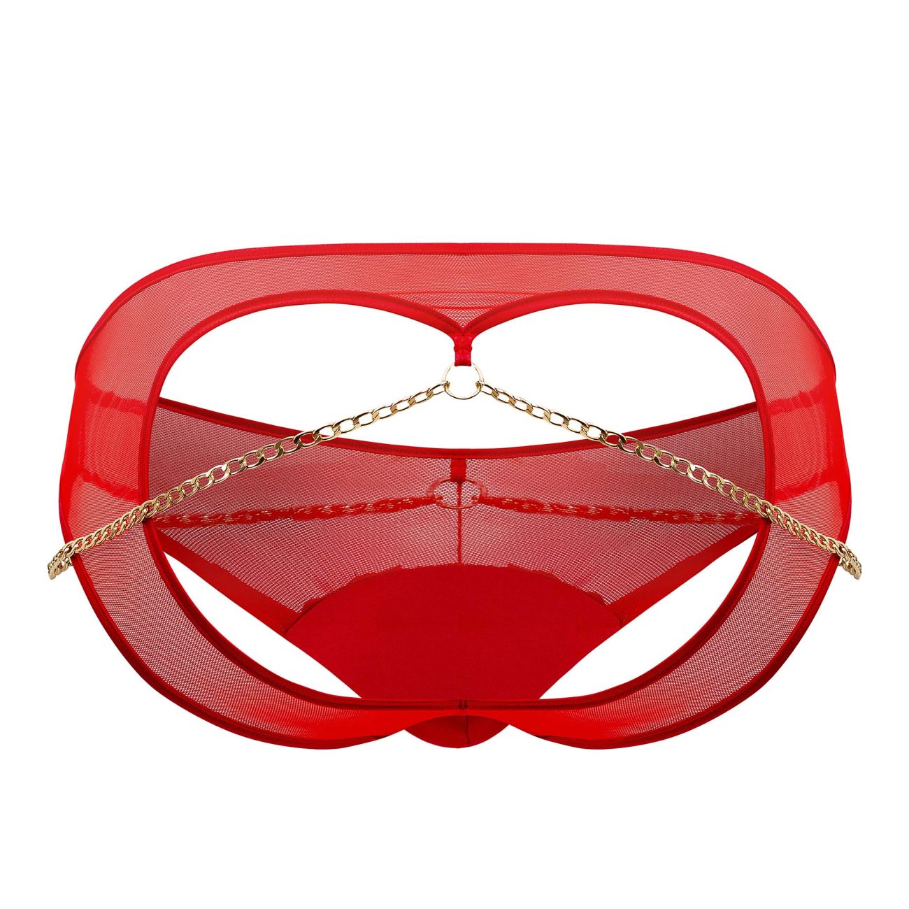 CandyMan 99672 Chain Jock Briefs Red