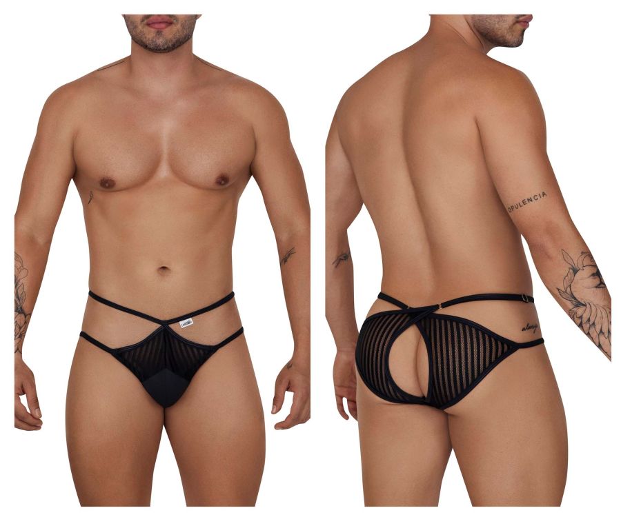 CandyMan 99681 Mesh Briefs Black