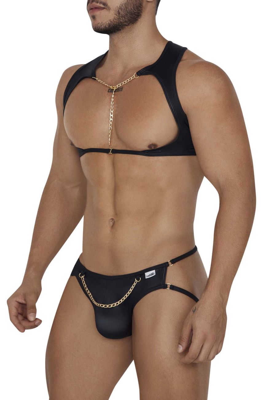 CandyMan 99682 Harness Jock Two Piece Set Black