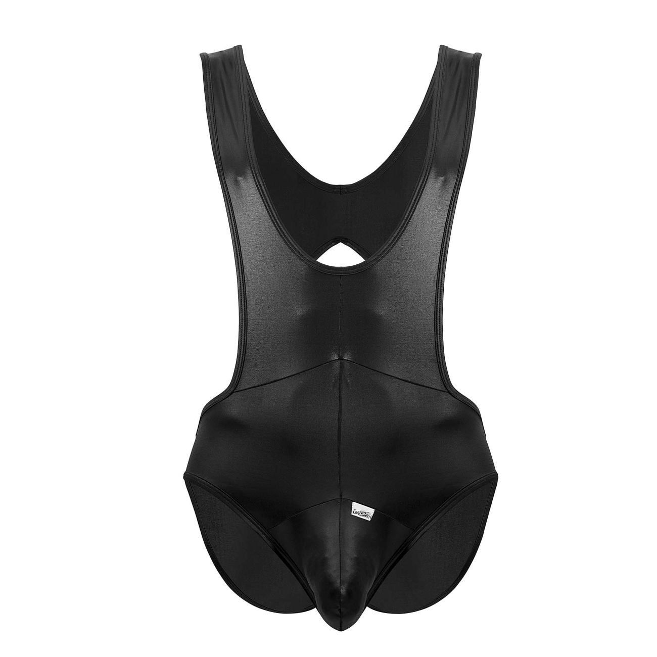 CandyMan 99693 Wrestling Bodysuit Black