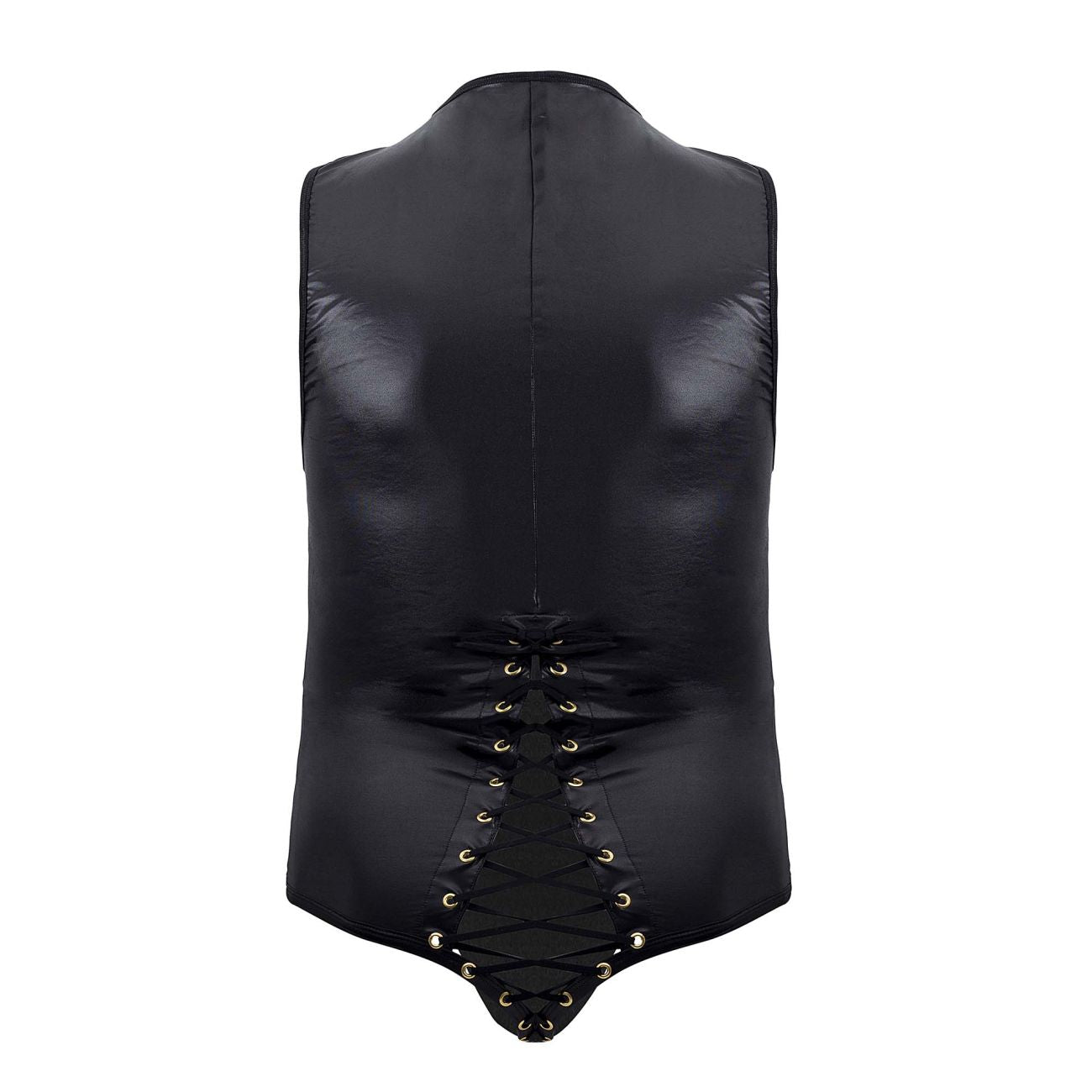 CandyMan 99694 Wrestling Bodysuit Black