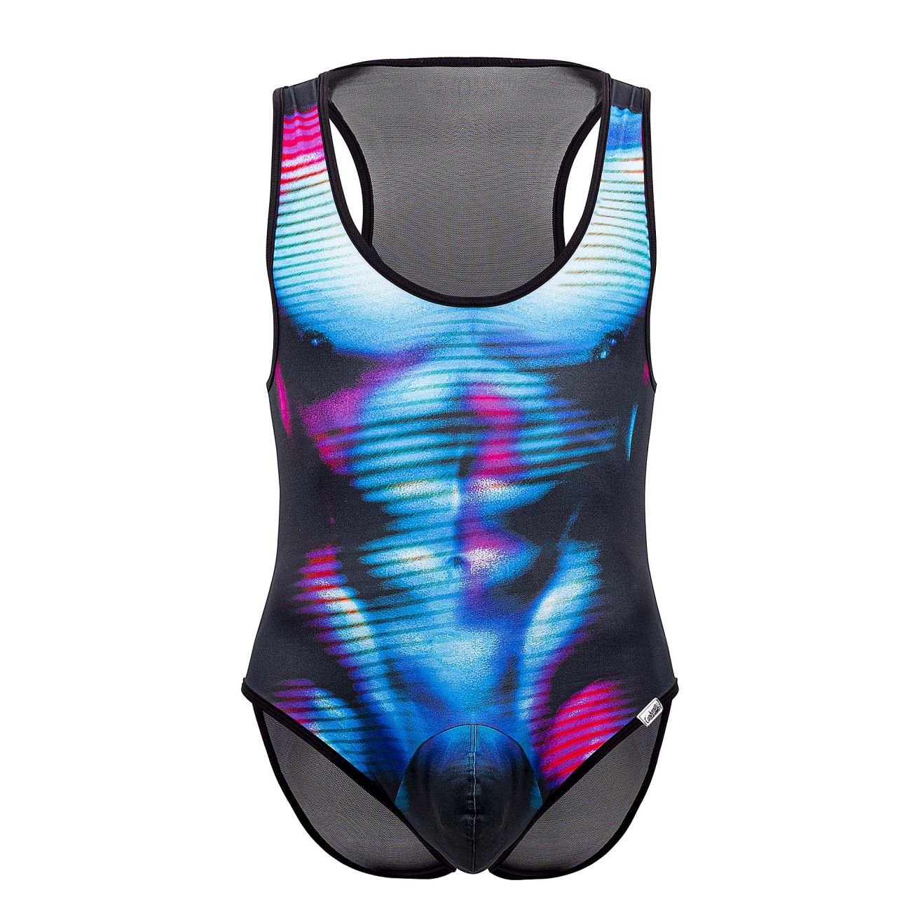 CandyMan 99725 Work-N-Out Bodysuit Moonlight Blue