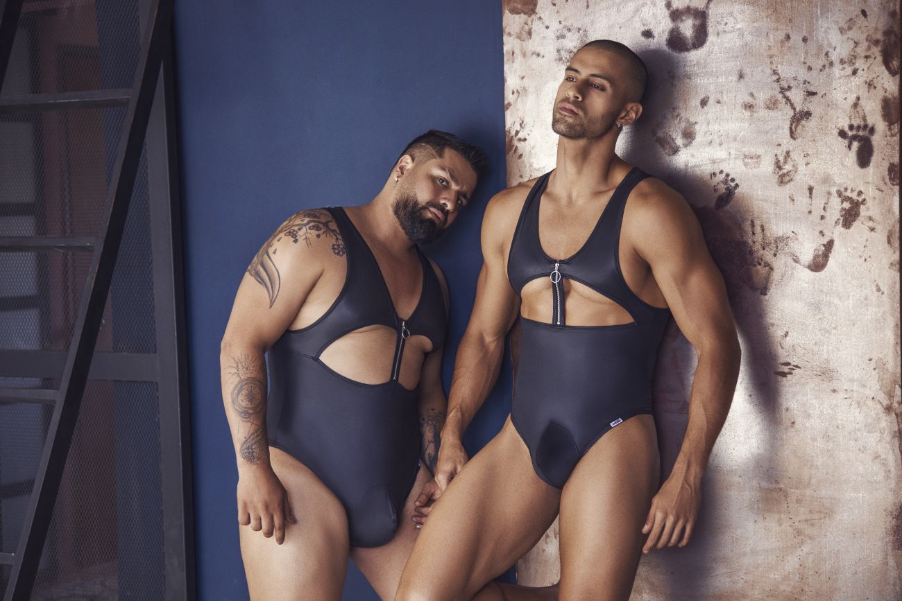 CandyMan 99728 Work-N-Out Bodysuit Black