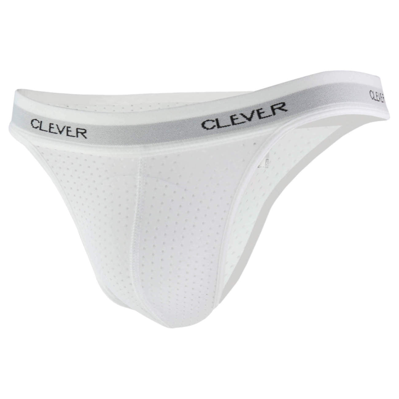 Clever 0001 Mesh Thong White