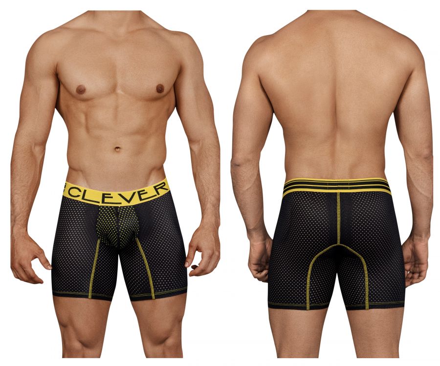 Clever 0154 Reborn Boxer Briefs Black