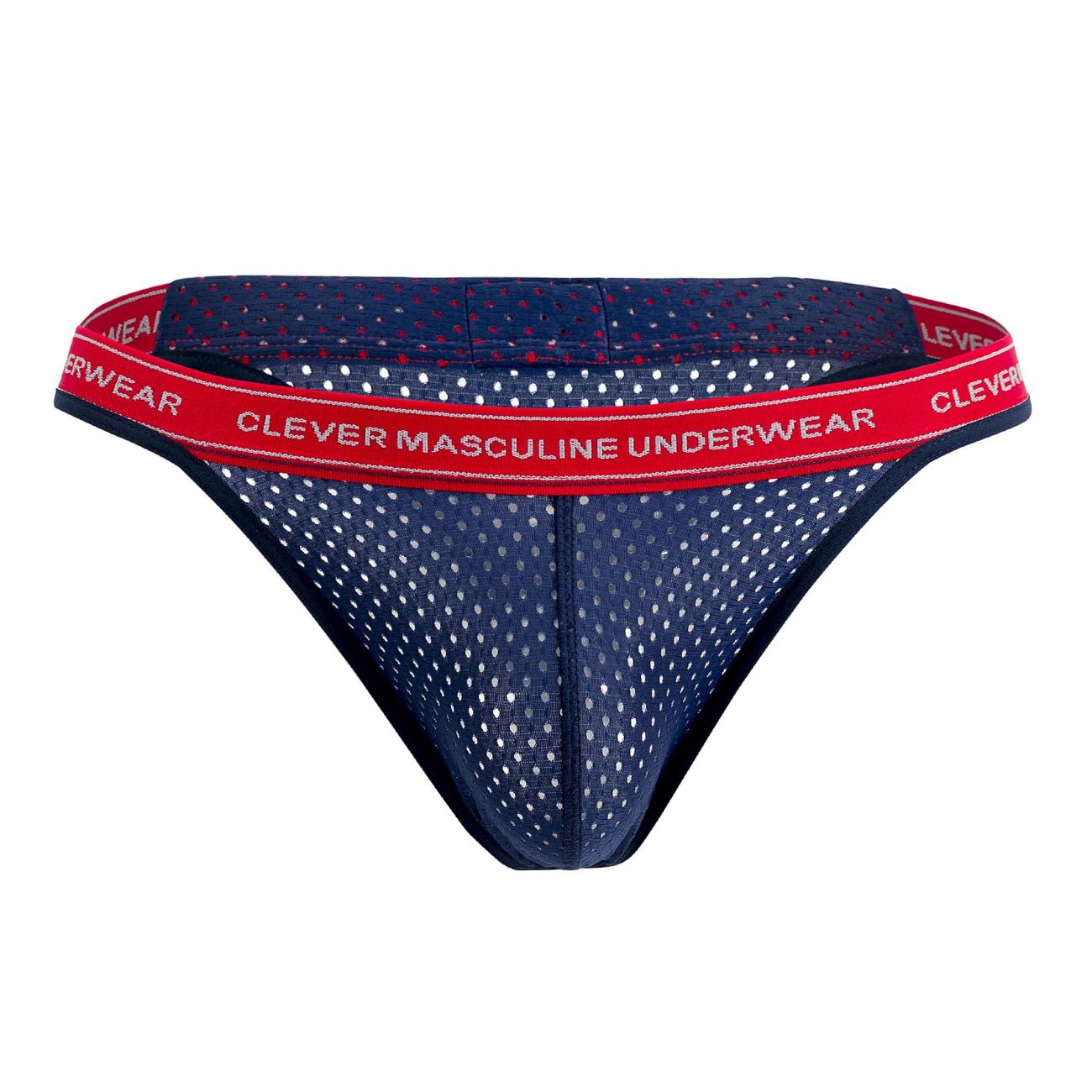 Clever 0201 Attitude Mesh Thongs Dark Blue
