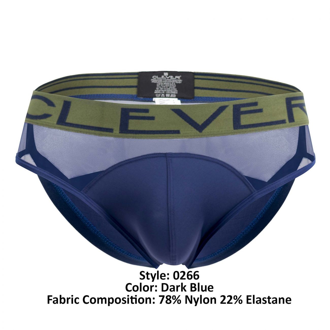 Clever 0266 Private Latin Briefs Dark Blue