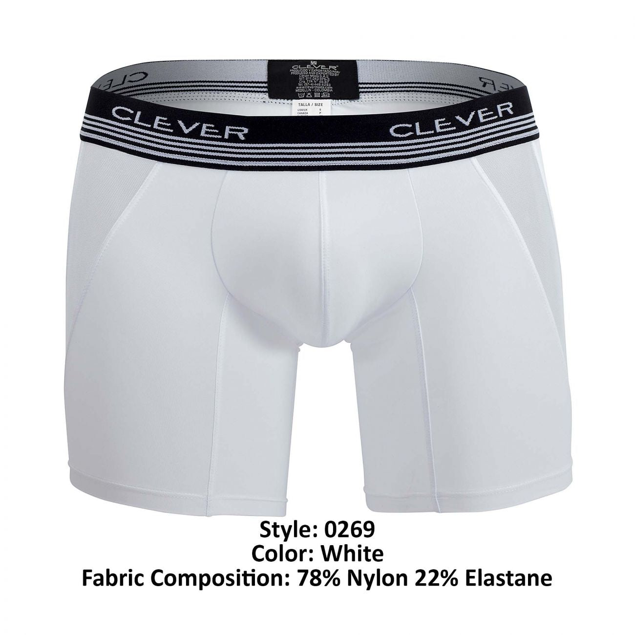 Clever 0269 Cautious Boxer Briefs White