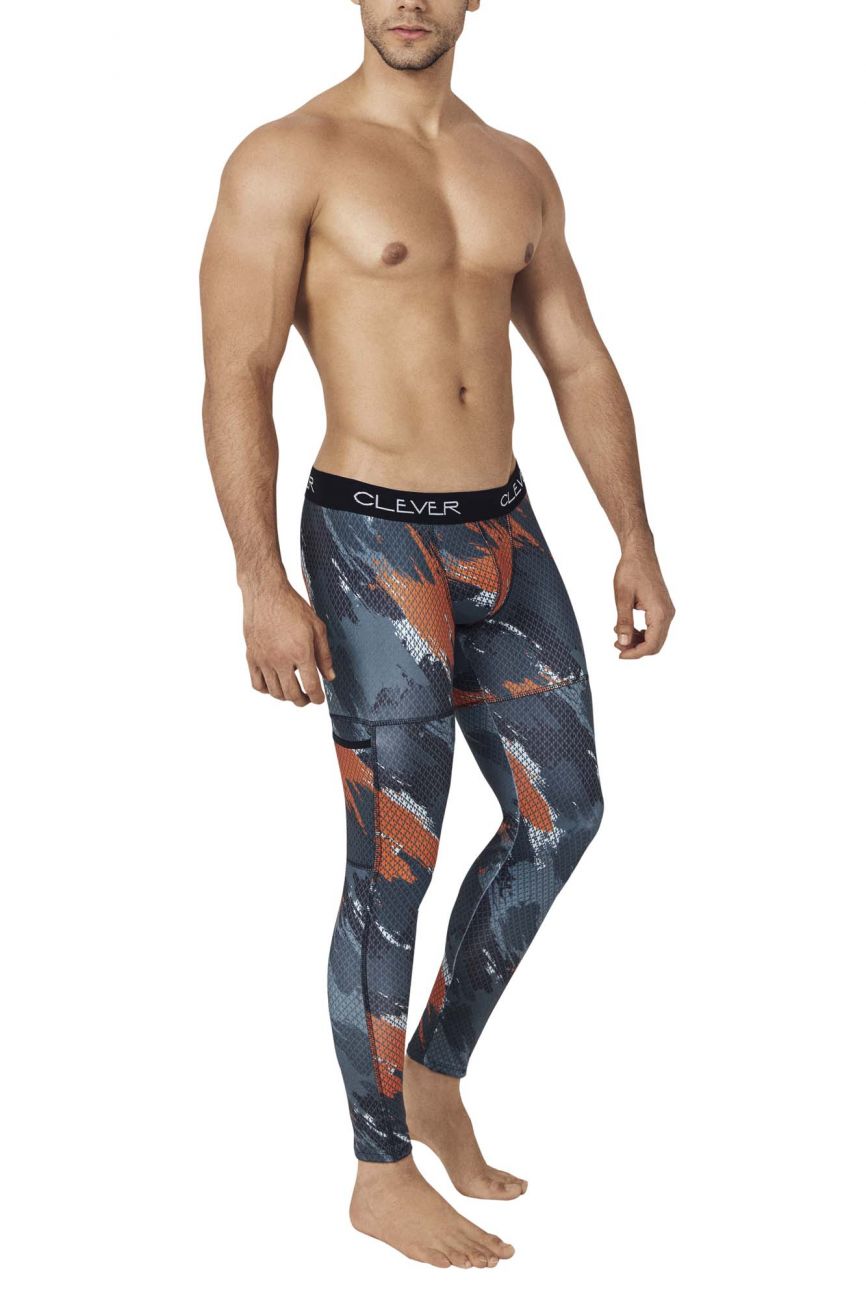 Clever 0279 Enigmatic Athletic Pants Gray
