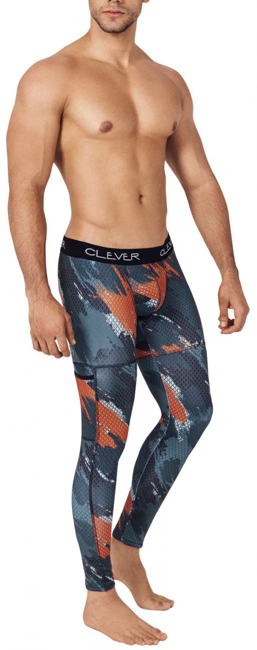 Clever 0279 Enigmatic Athletic Pants Gray
