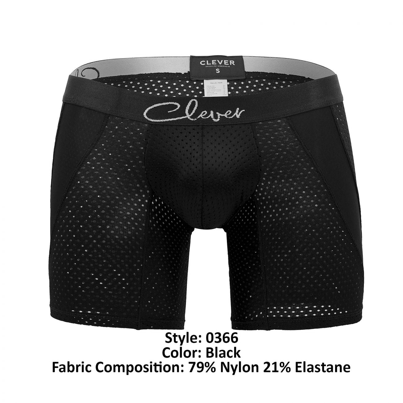 Clever 0366 Time Boxer Briefs Black