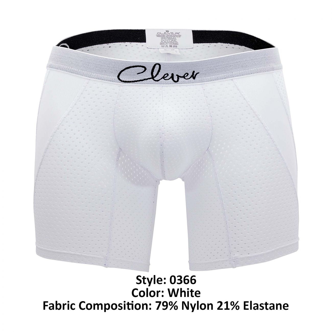 Clever 0366 Time Boxer Briefs White