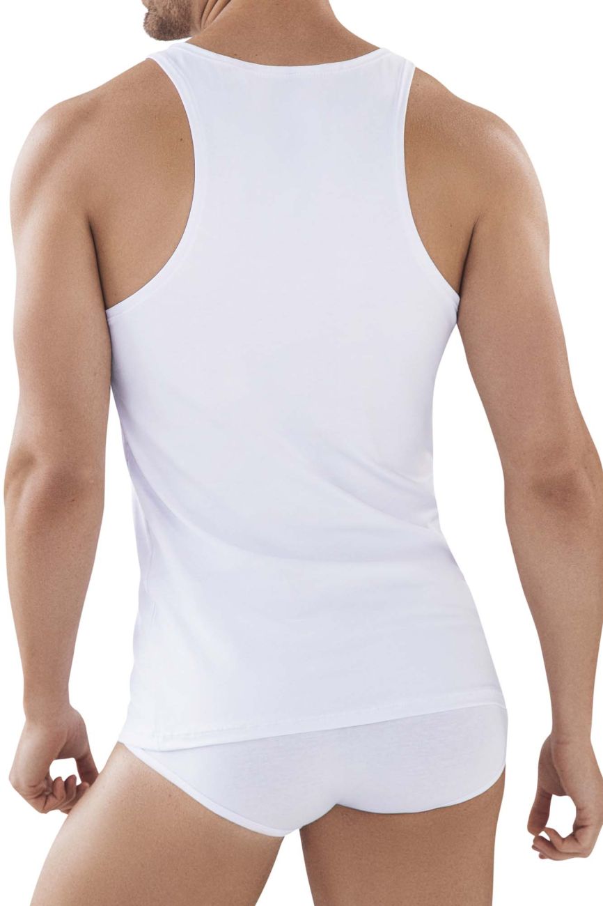 Clever 0394 Progress Tank Top White
