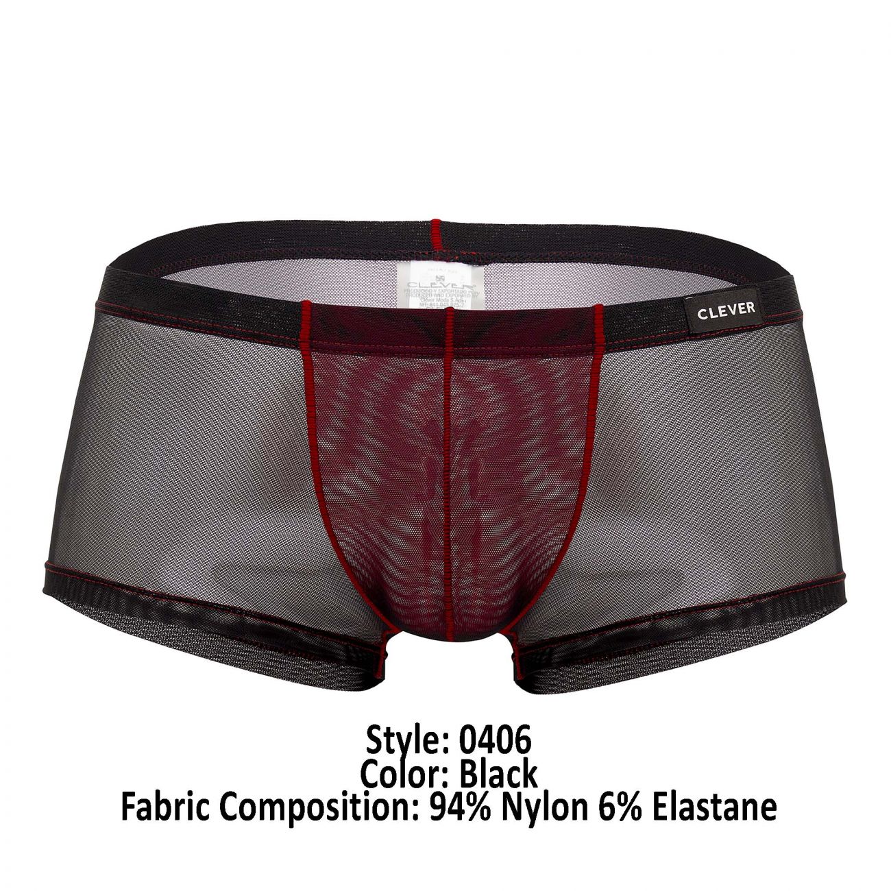 Clever 0406 Clarity Trunks Black