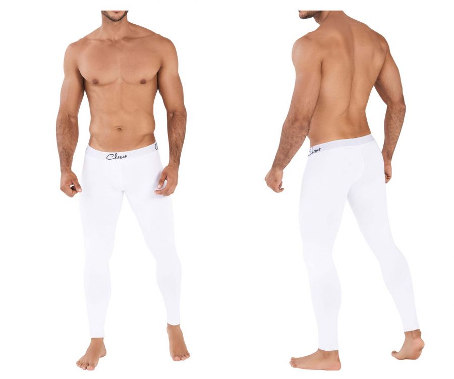 Clever 0422 Cosmos Athletic Pants White