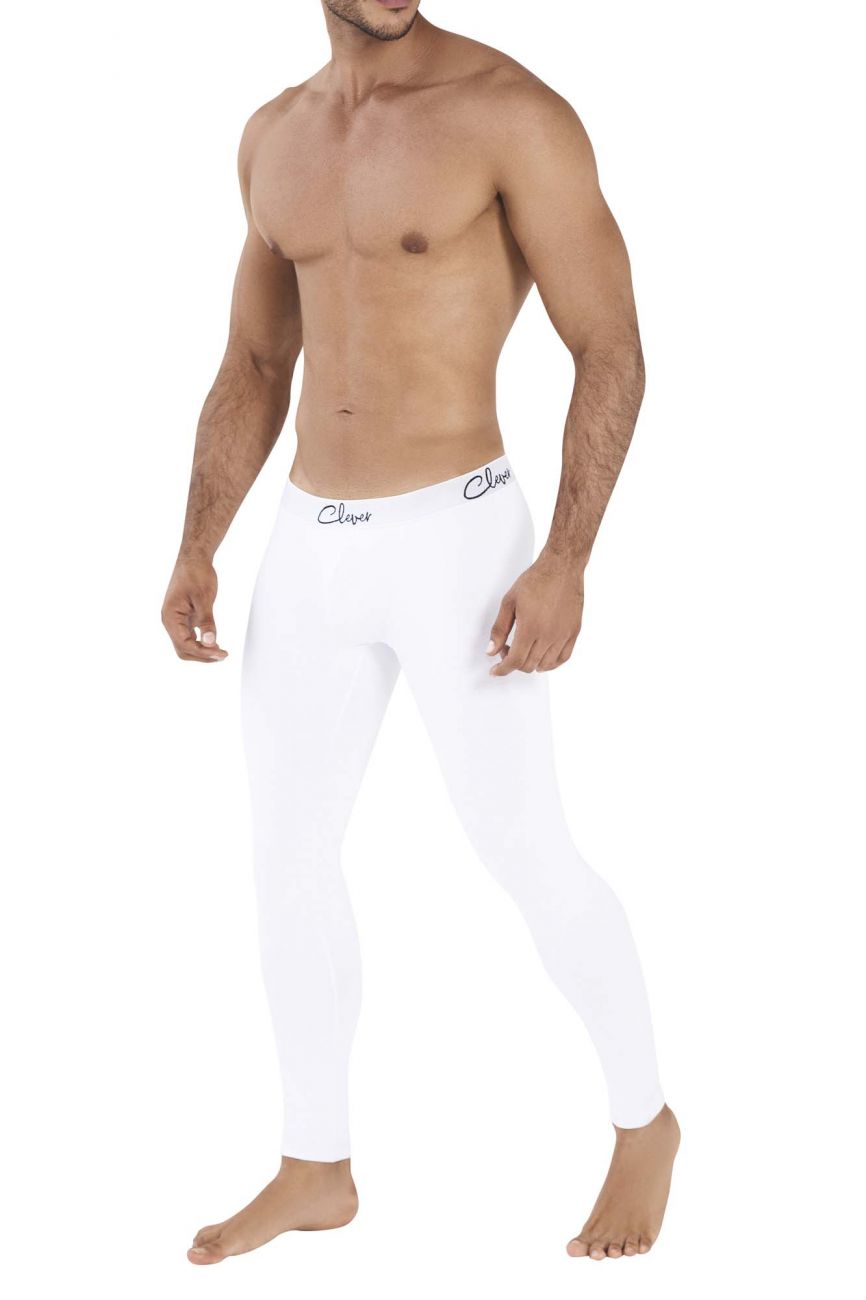 Clever 0422 Cosmos Athletic Pants White