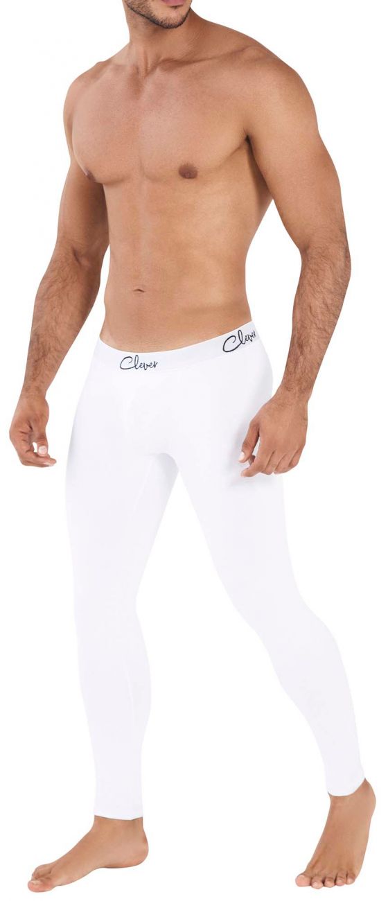 Clever 0422 Cosmos Athletic Pants White