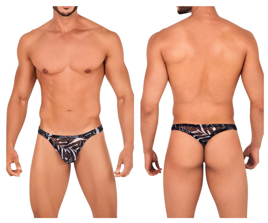 Clever 0443 Spirit Thongs Black